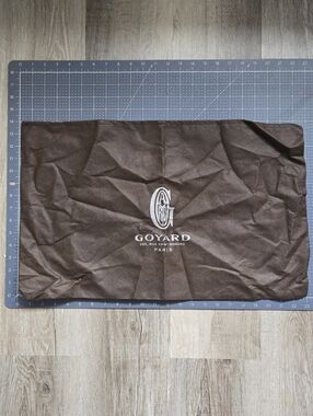 Goyard Dust Bag Brown Drawstring Storage Bag Purse Protector 14x23